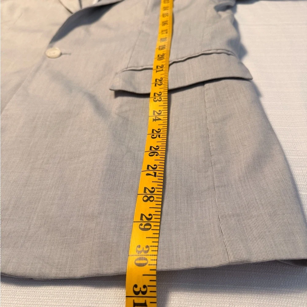 Calvin Klein Light Gray Single-Breasted Blazer